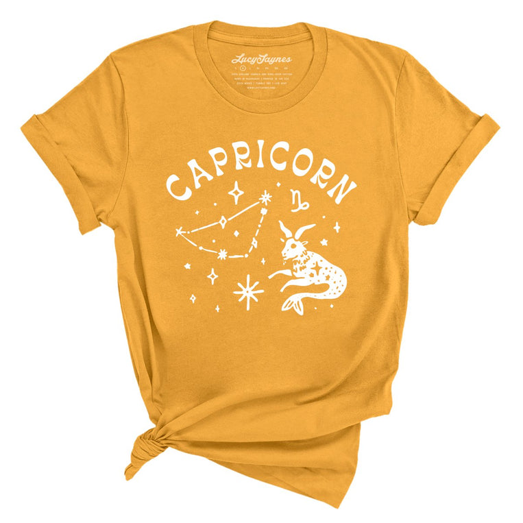 Capricorn - Mustard - Unisex T-Shirt