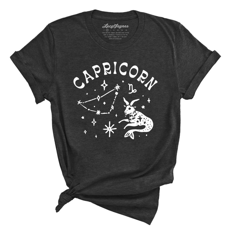 Capricorn - Dark Grey Heather - Unisex T-Shirt