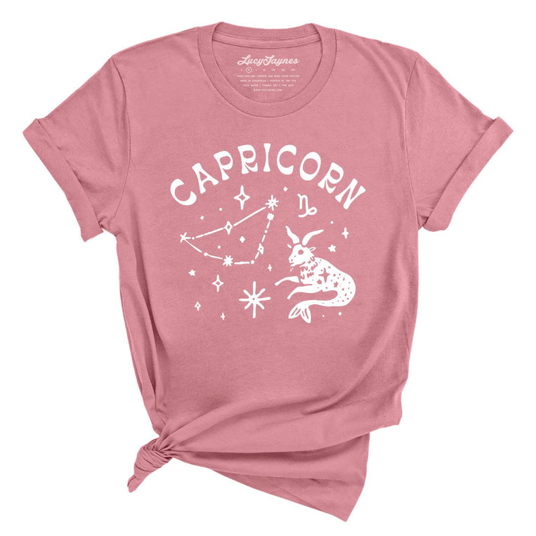 Capricorn - Mauve - Unisex T-Shirt