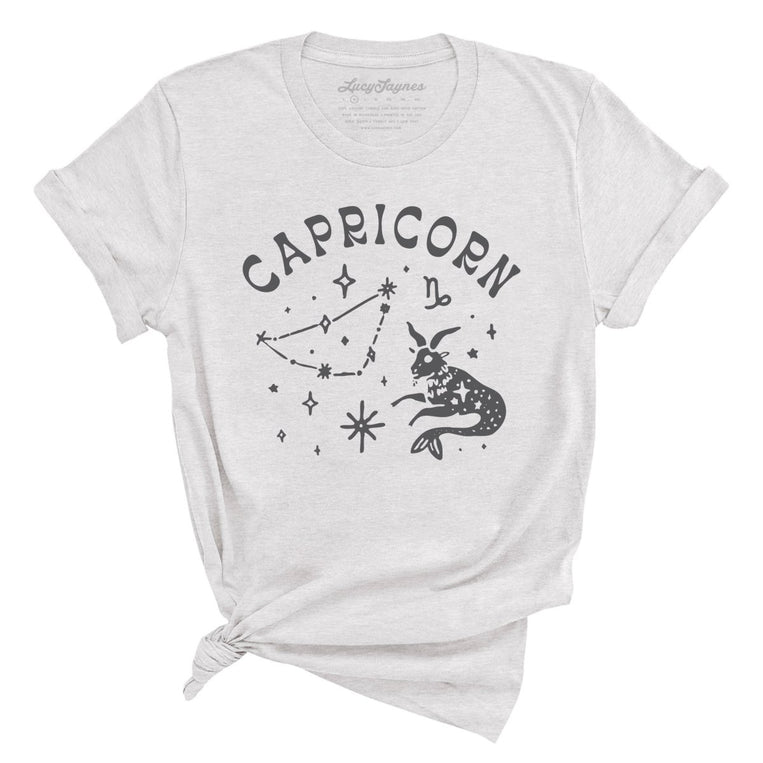 Capricorn - Ash - Unisex T-Shirt
