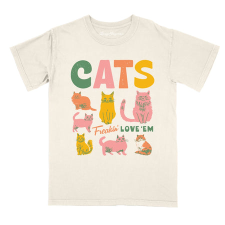 Cats Freakin' Love 'Em Comfort Colors Tee
