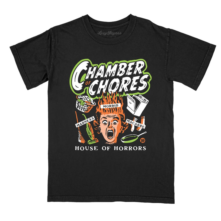 Chamber Of Chores - Black - Comfort Colors Tee