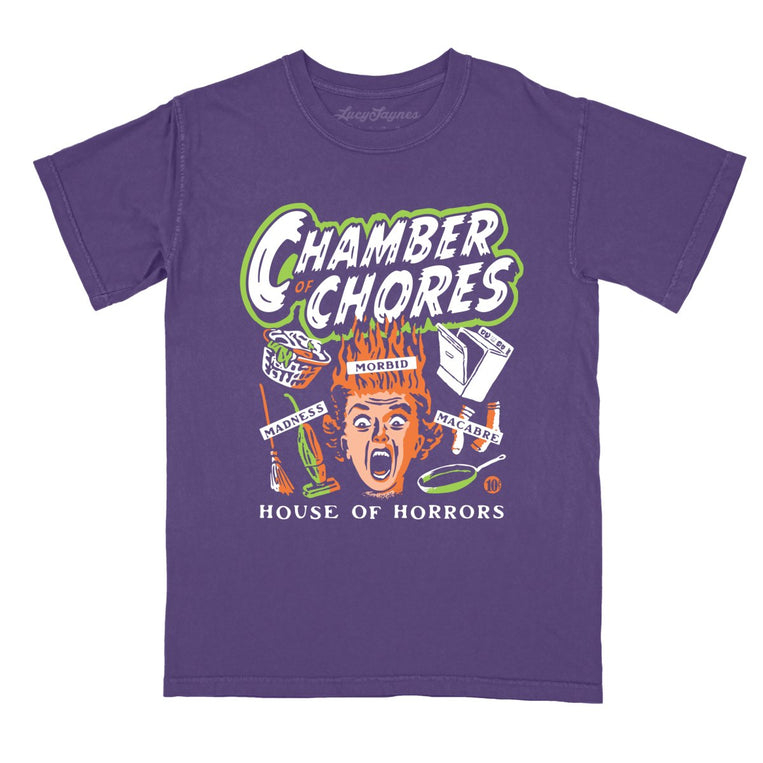 Chamber Of Chores - Grape - Comfort Colors Tee