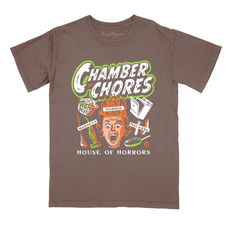 Chamber Of Chores - Espresso - Comfort Colors Tee