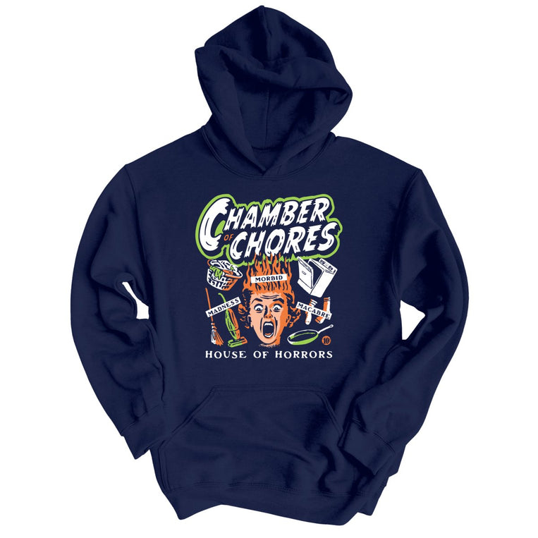 Chamber Of Chores - Navy - Unisex Hoodie