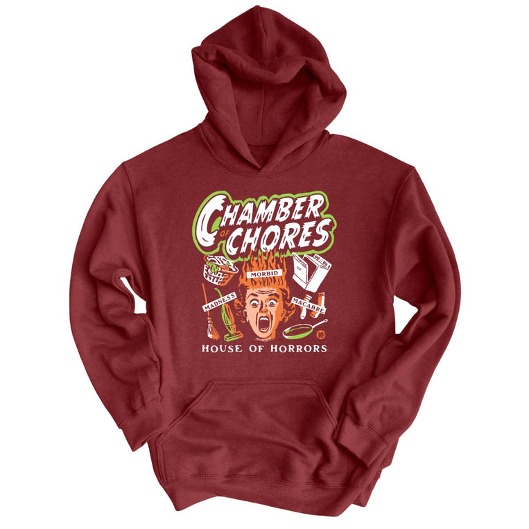 Chamber Of Chores - Maroon - Unisex Hoodie