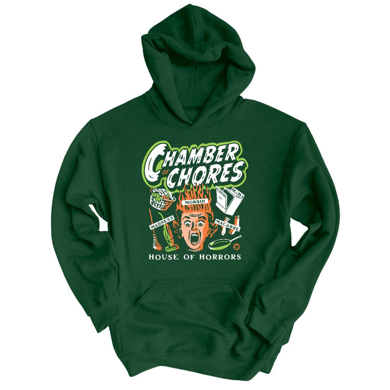 Chamber Of Chores - Forest Green - Unisex Hoodie