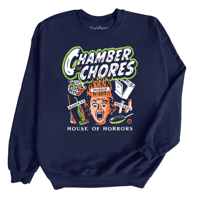 Chamber Of Chores - Navy - Unisex Sweatshirt