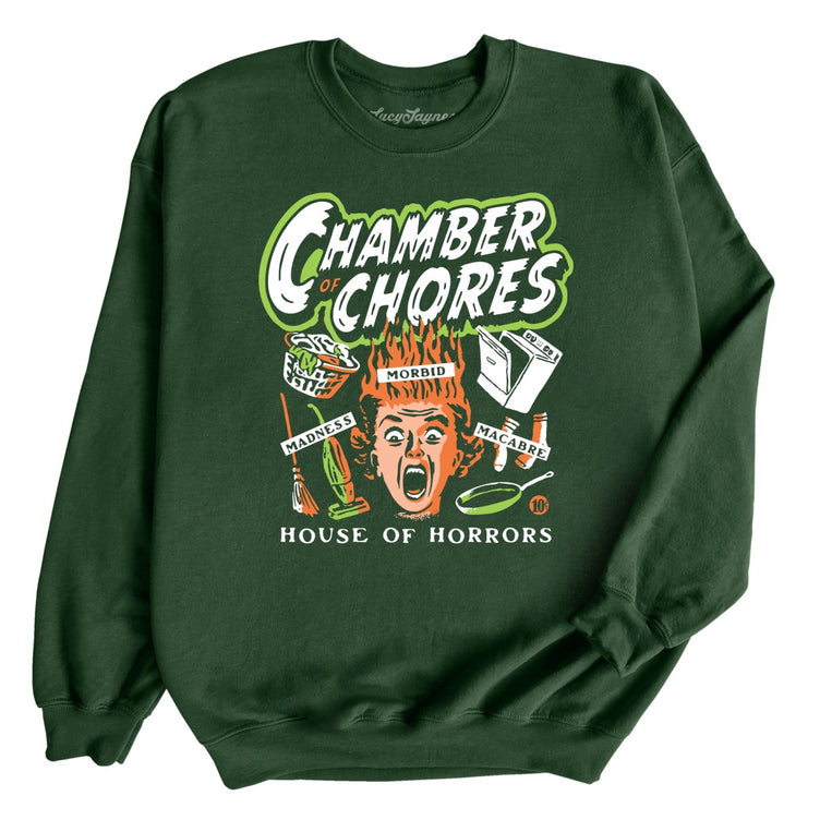 Chamber Of Chores - Forest Green - Unisex Sweatshirt