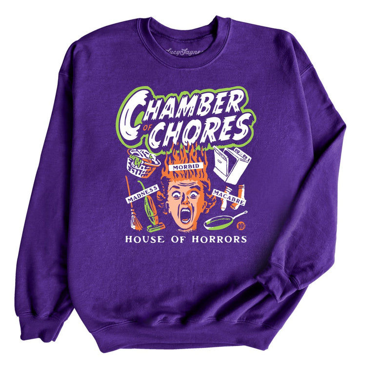 Chamber Of Chores - Purple - Unisex Sweatshirt