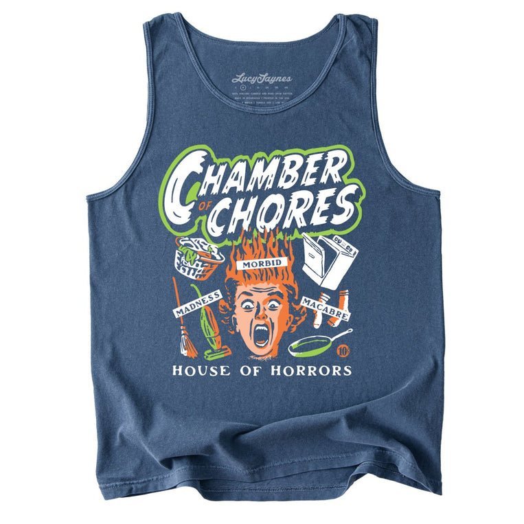 Chamber Of Chores - Denim - Tank Top