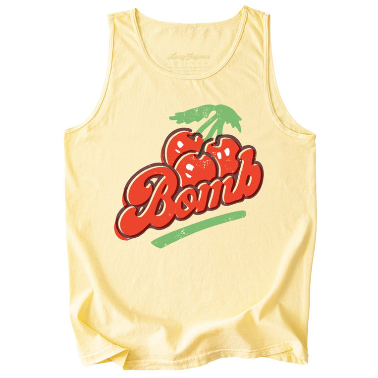 Cherry Bomb Comfort Colors Graphic Tank Top
