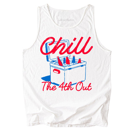 Chill The 4th Out Comfort Colors Tank Top