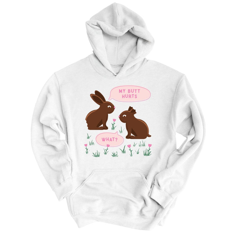 Chocolate Bunnies - White - Full Front