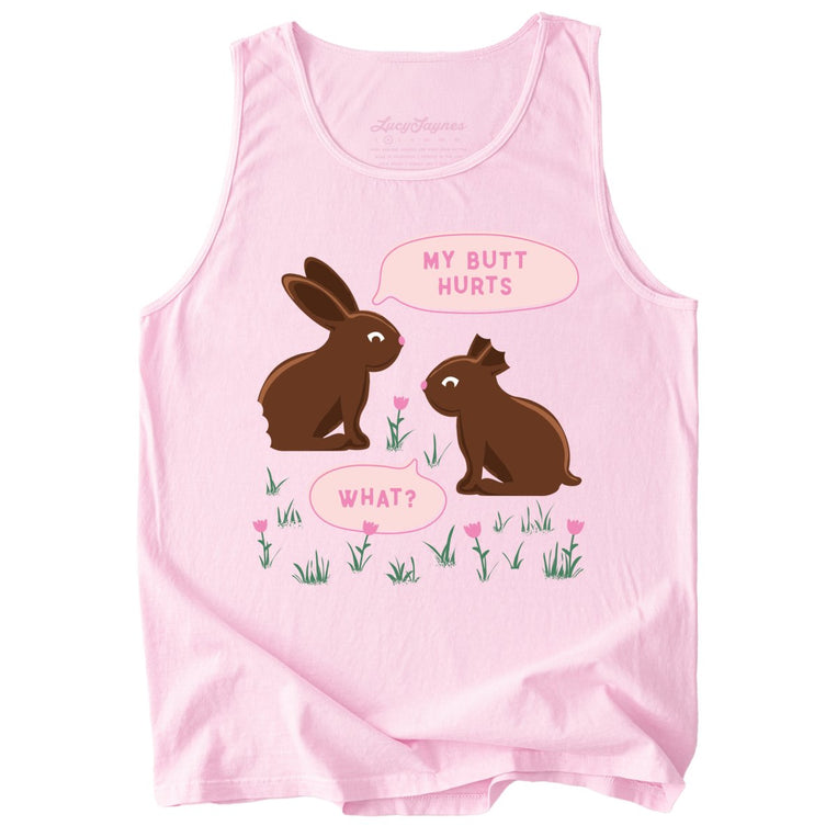 Chocolate Bunnies Comfort Colors Graphic Tank Top - Blossom