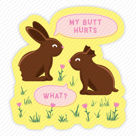 Chocolate Bunnies Sticker