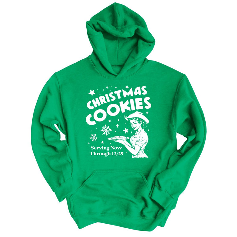 Christmas Cookies Hoodie Irish Green S