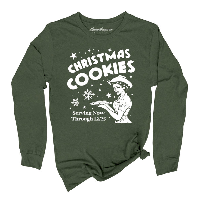 Christmas Cookies - Military Green - Front