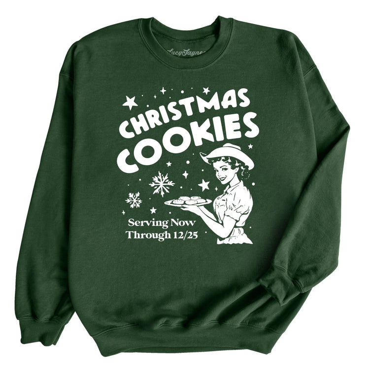 Christmas Cookies - Forest Green - Front