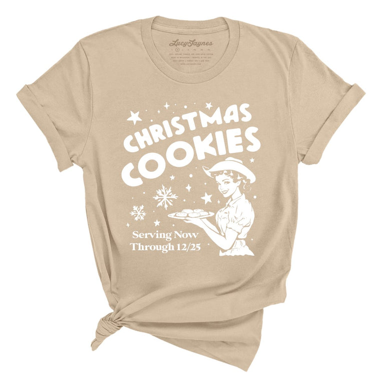 Christmas Cookies - Tan - Front