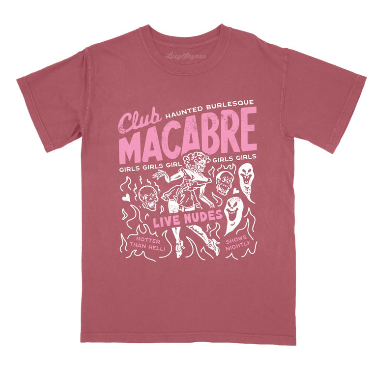 Club Macabre - Brick - Comfort Colors Tee