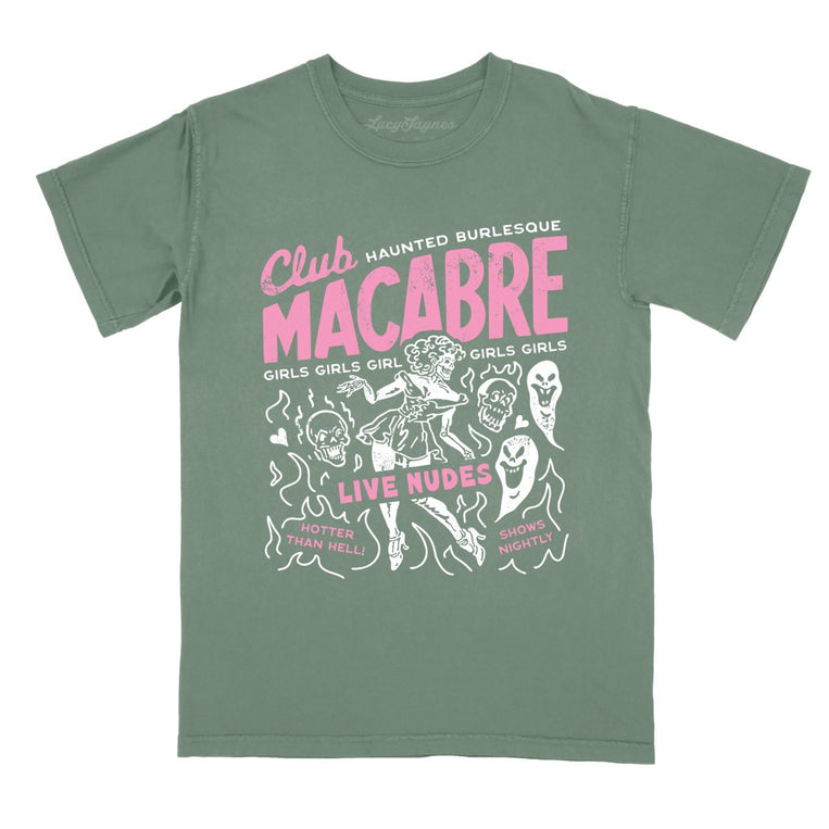 Club Macabre - Moss - Comfort Colors Tee
