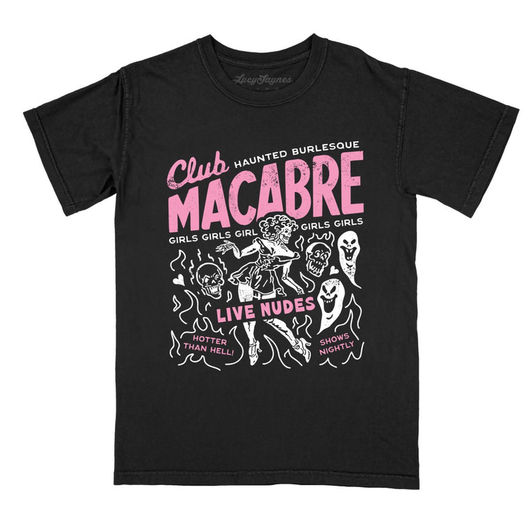 Club Macabre - Black - Comfort Colors Tee