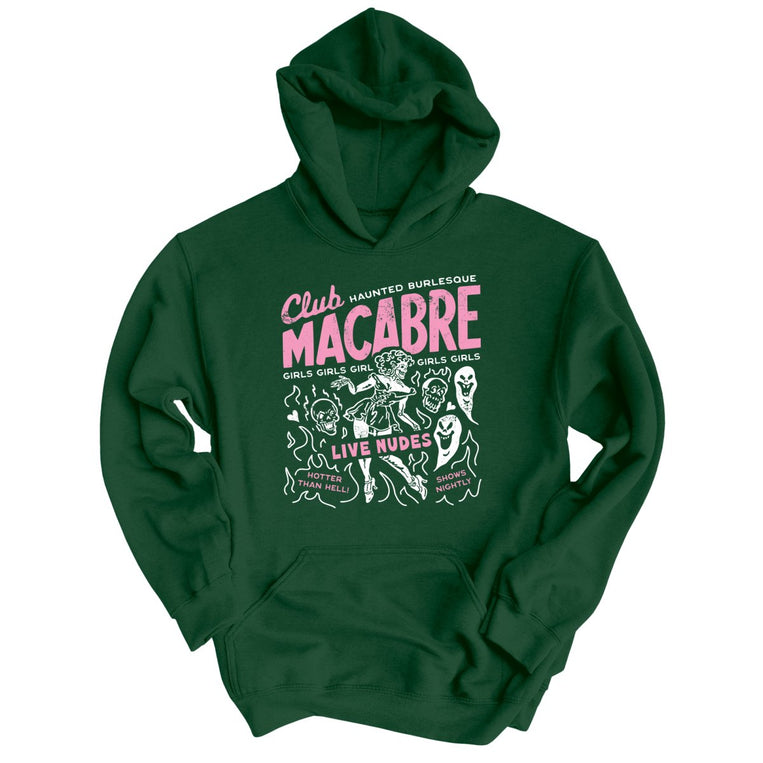 Club Macabre - Forest Green - Unisex Hoodie