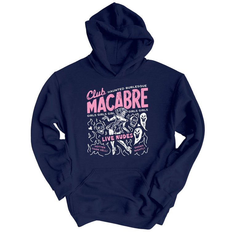 Club Macabre - Navy - Unisex Hoodie