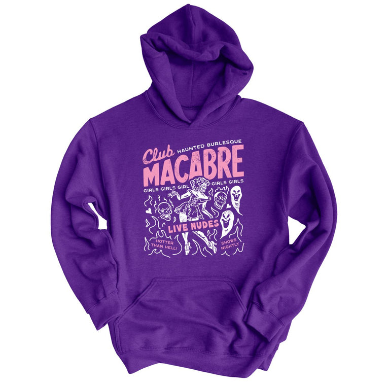 Club Macabre - Purple - Unisex Hoodie