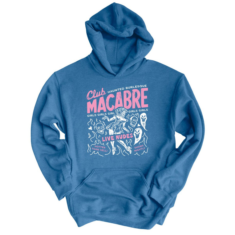 Club Macabre - Indigo Blue - Unisex Hoodie