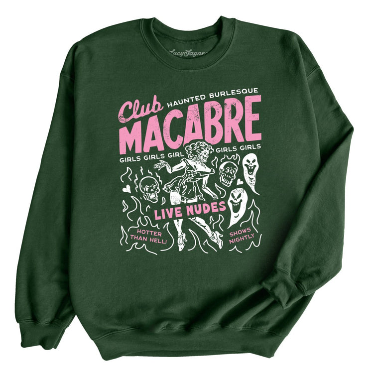 Club Macabre - Forest Green - Unisex Sweatshirt