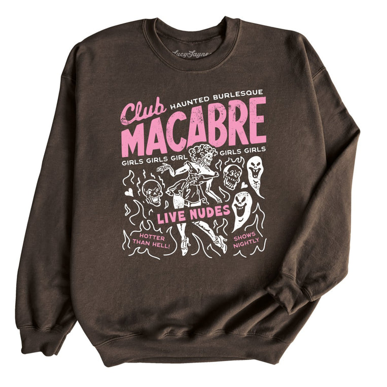 Club Macabre - Dark Chocolate - Unisex Sweatshirt