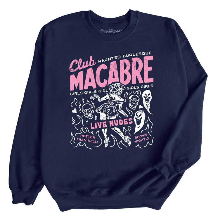 Club Macabre - Navy - Unisex Sweatshirt