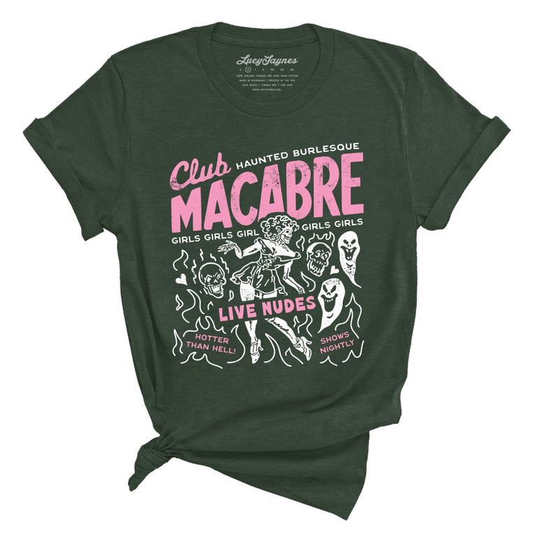 Club Macabre - Heather Forest - Unisex T-Shirt