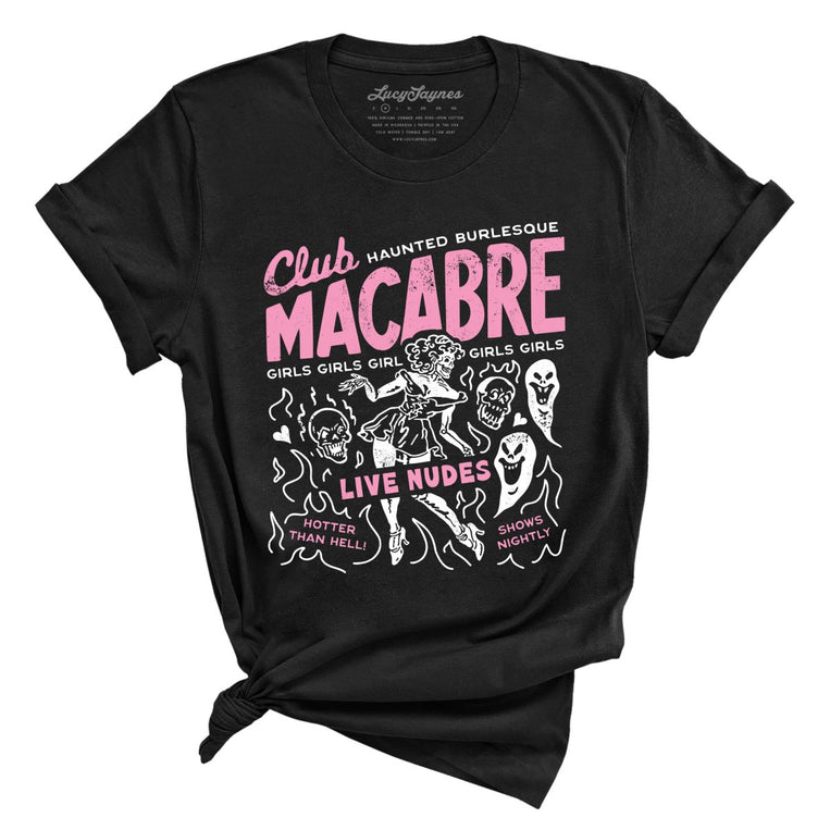 Club Macabre - Black - Unisex T-Shirt