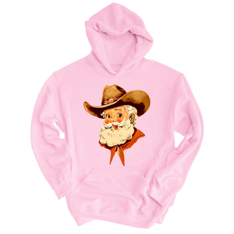 Cowboy Santa - Light Pink - Full Front