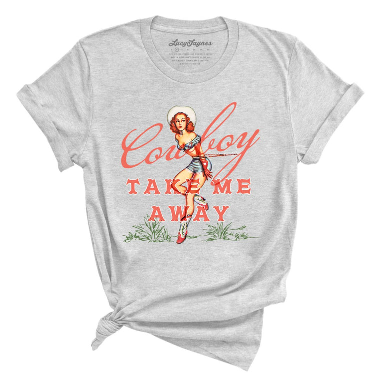 Cowboy Take Me Away - Athletic Heather - Full Front