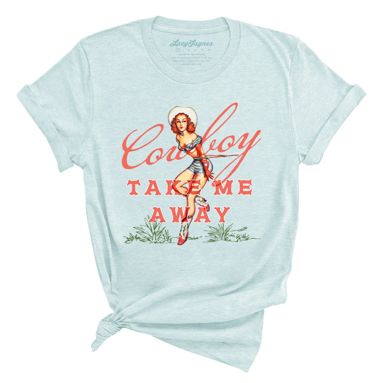Cowboy Take Me Away - Heather Ice Blue - Full Front