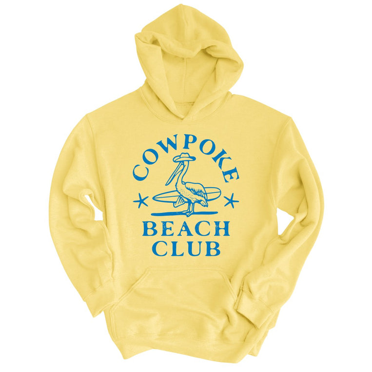 Cowpoke Beach Club - Light Yellow - Full Front