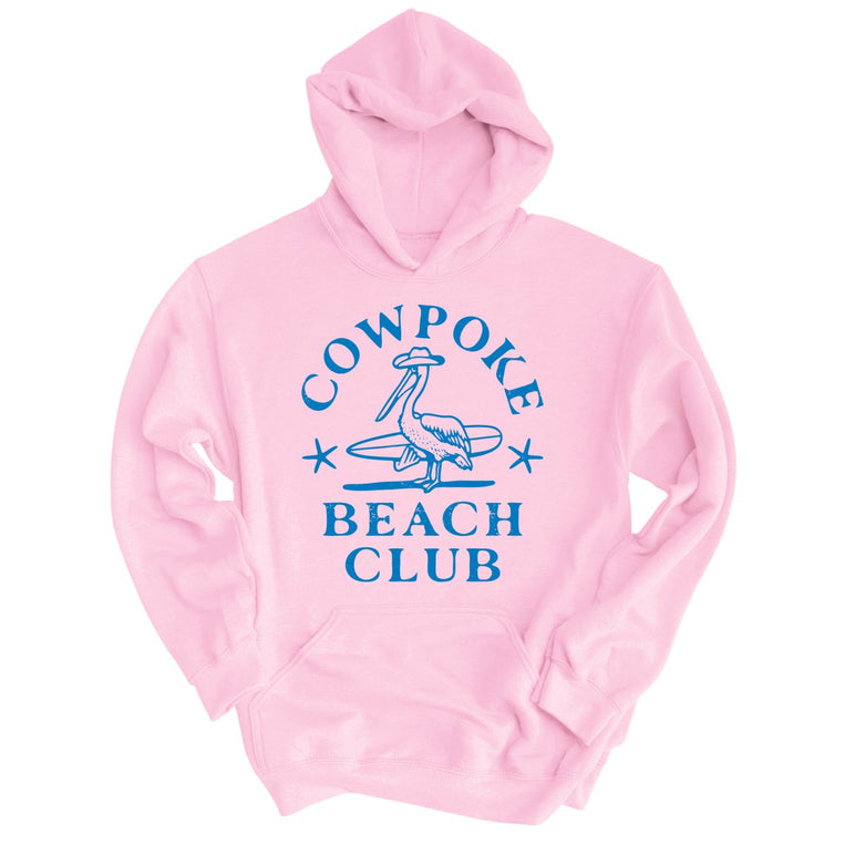 Cowpoke Beach Club - Light Pink - Full Front