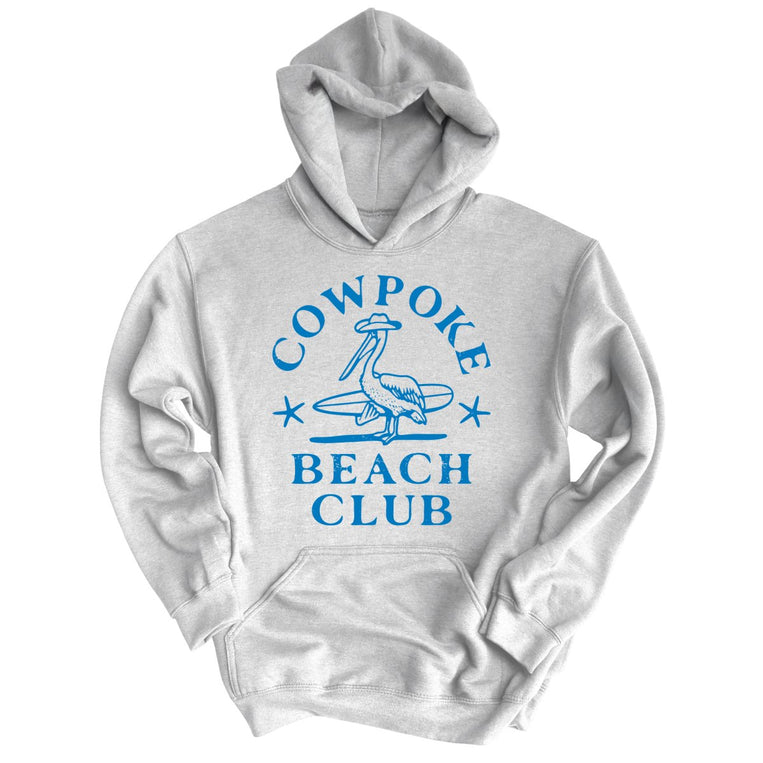 Cowpoke Beach Club - Grey Heather - Full Front