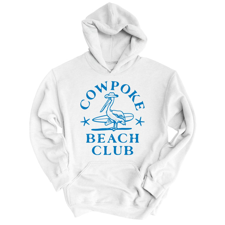 Cowpoke Beach Club - White - Full Front