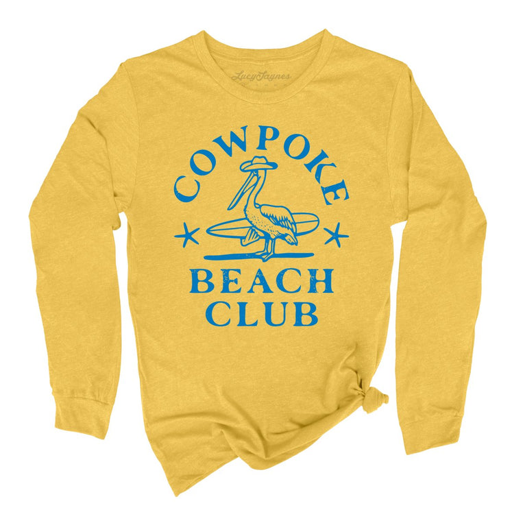 Cowpoke Beach Club - Heather Yellow Gold - Full Front