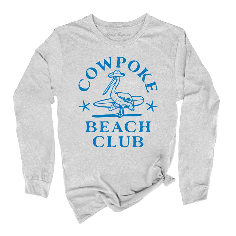 Cowpoke Beach Club - Athletic Heather - Full Front