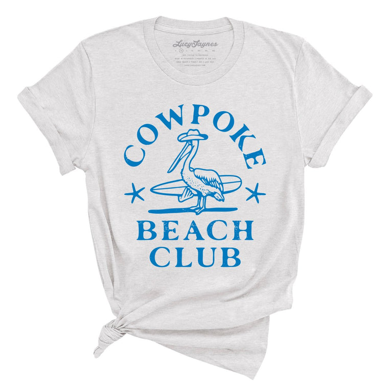 Cowpoke Beach Club - Ash - Full Front