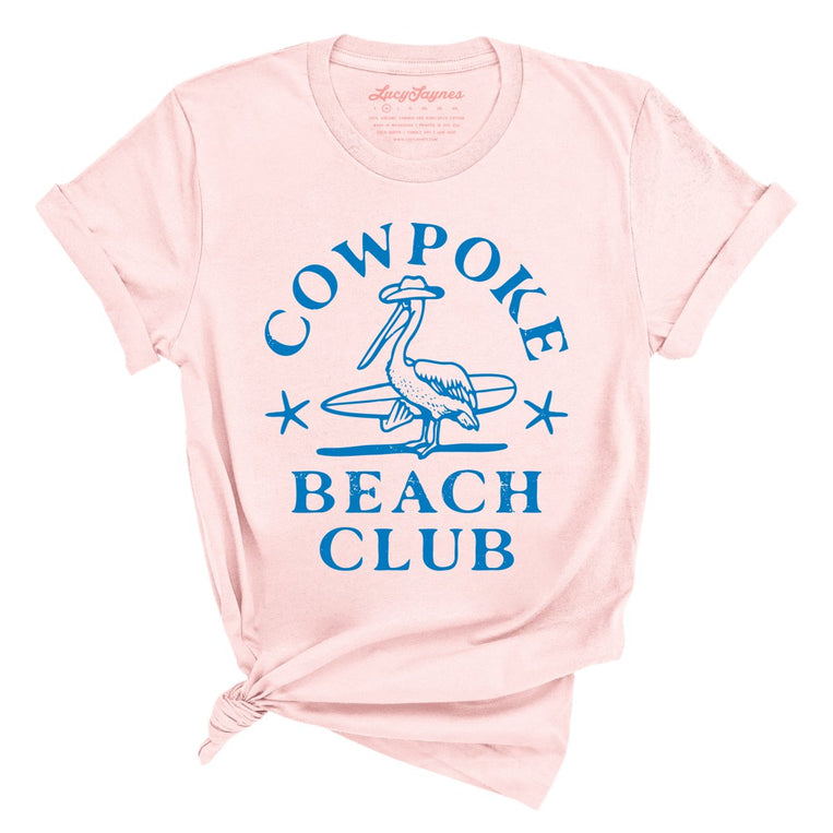 Cowpoke Beach Club - Soft Pink - Full Front