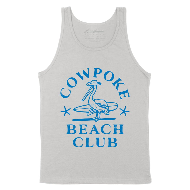 Cowpoke Beach Club - Silver - Full Front