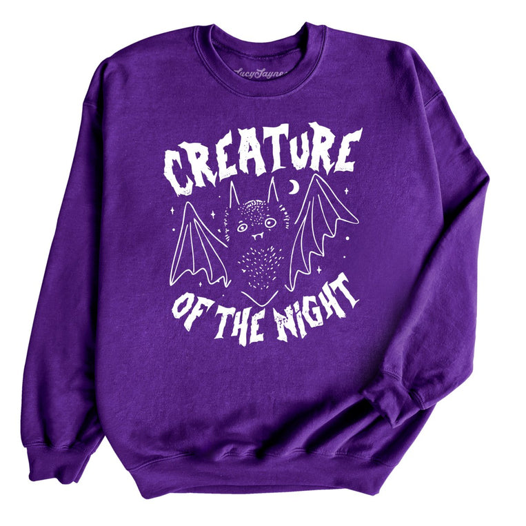 Creature of The Night - Purple - Full Front