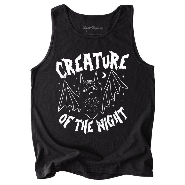 Creature of The Night Comfort Colors Graphic Tank Top